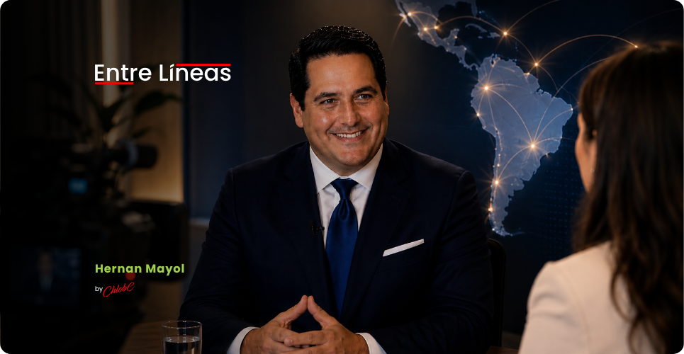 John C. Rodriguez and Belkis discussing real-time payments, payment rails and cross-border banking in Latin America