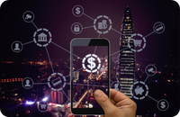 Banks and digital platforms connecting through an interoperable payment infrastructure